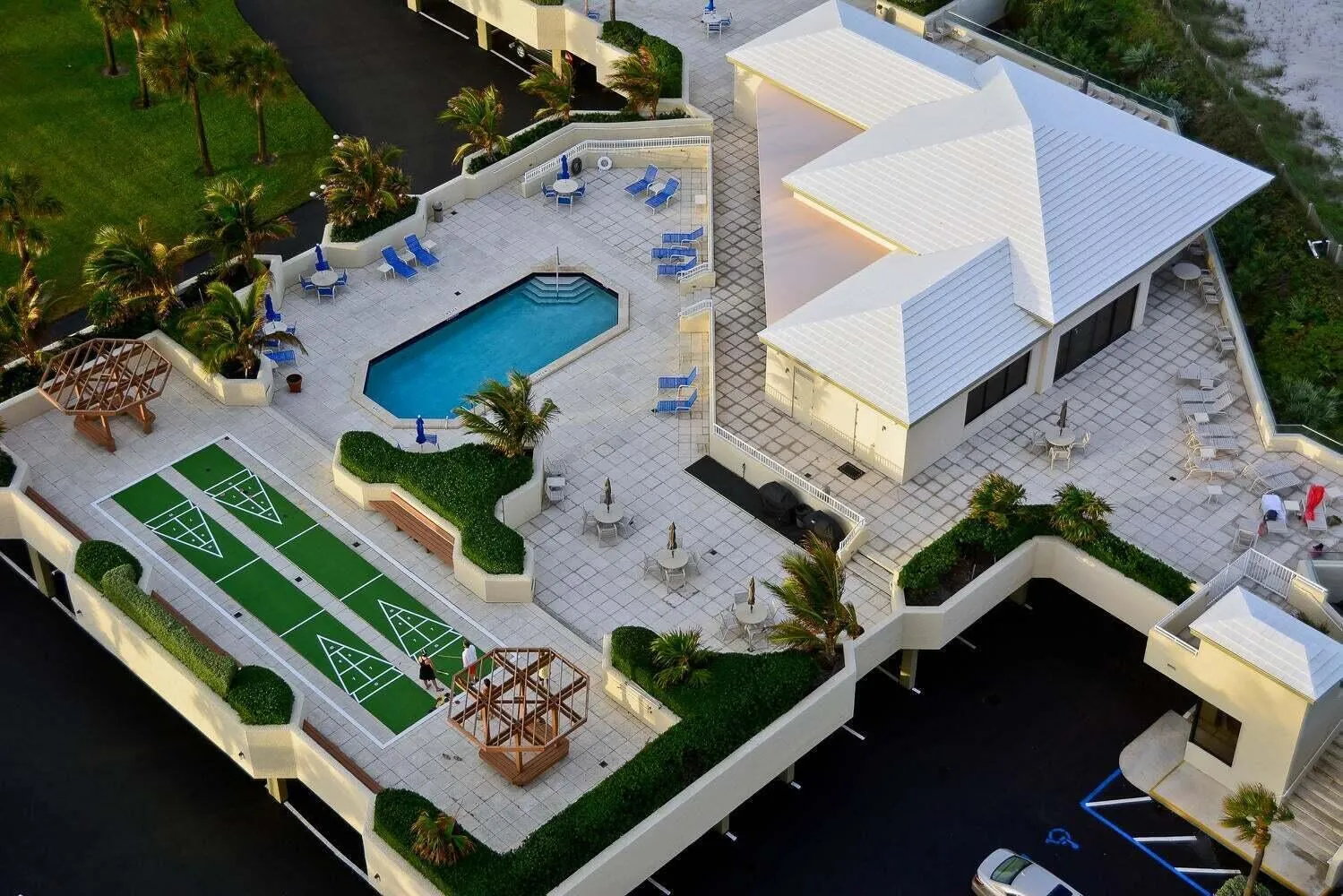 Water Glades Aerial of Club House & Pool