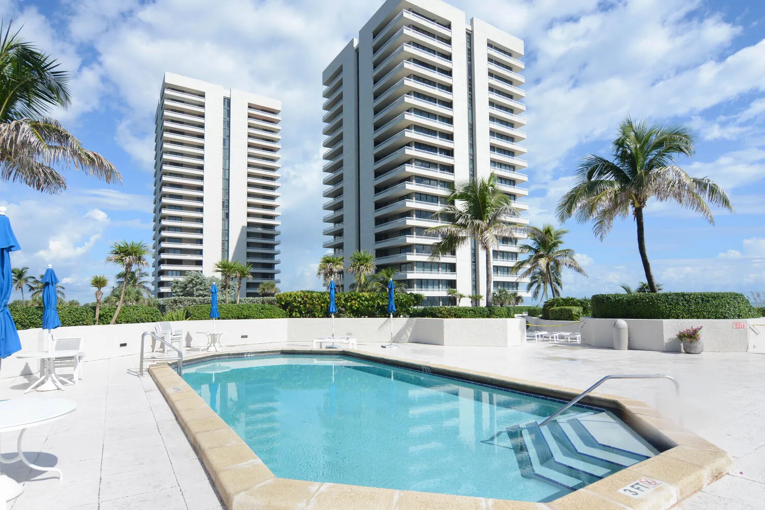 One of two Heated Pools