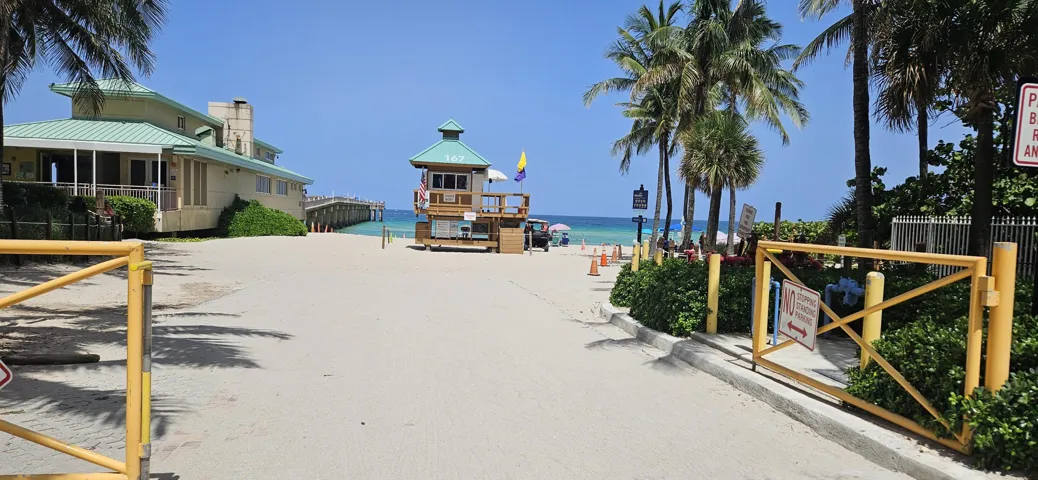 BEACH ACROSS THE STREET