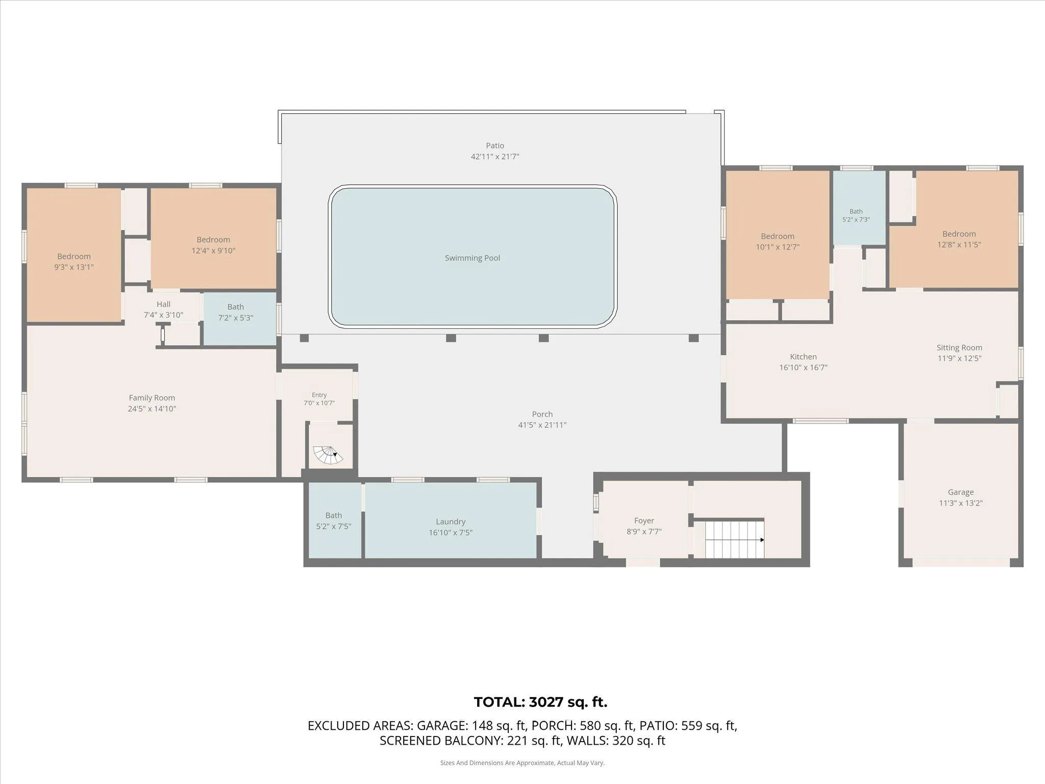 01-With dimensions, 1st floor