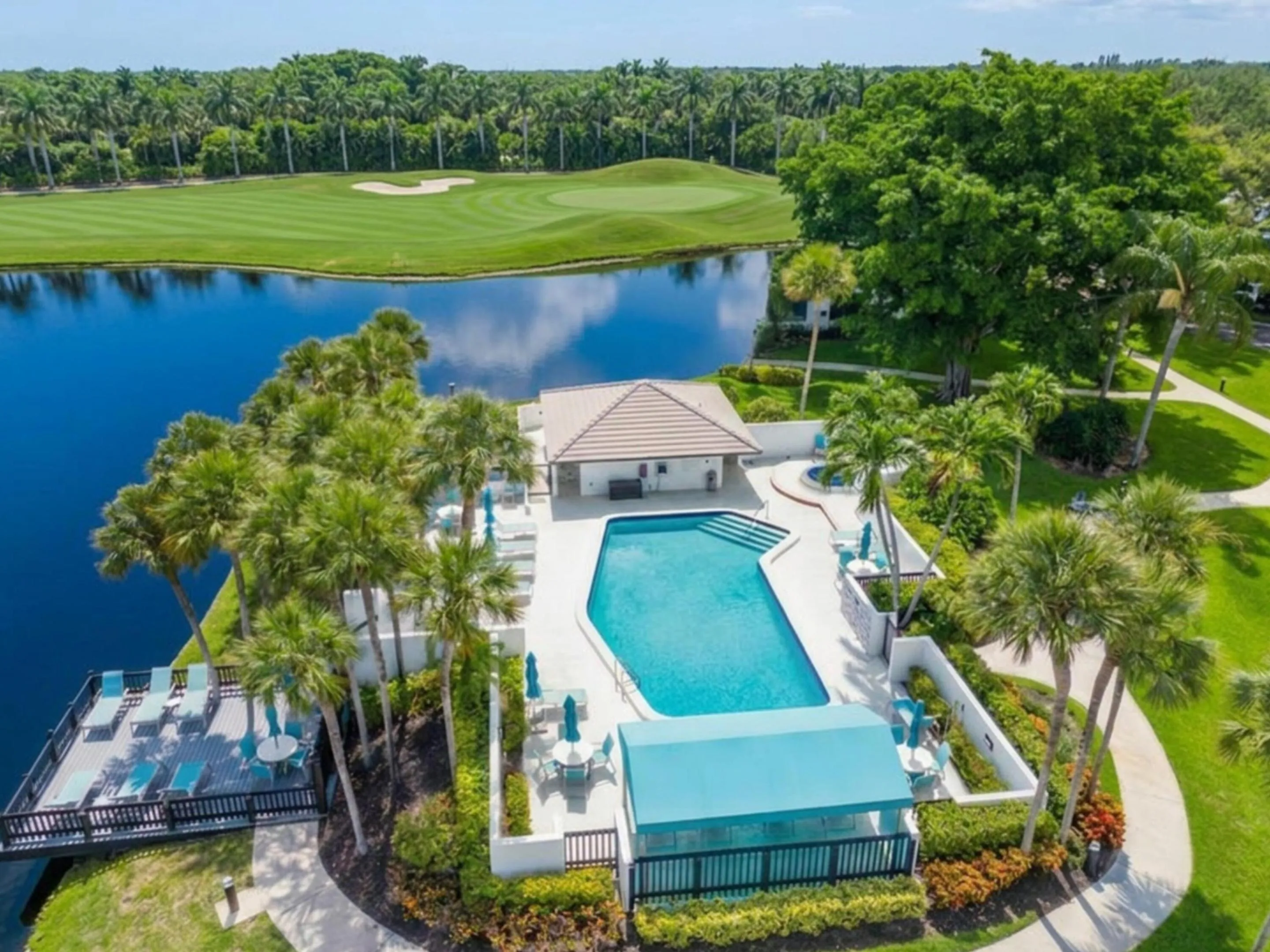 Private Pool, Showing renderings of the new golf course that is currently being completed.