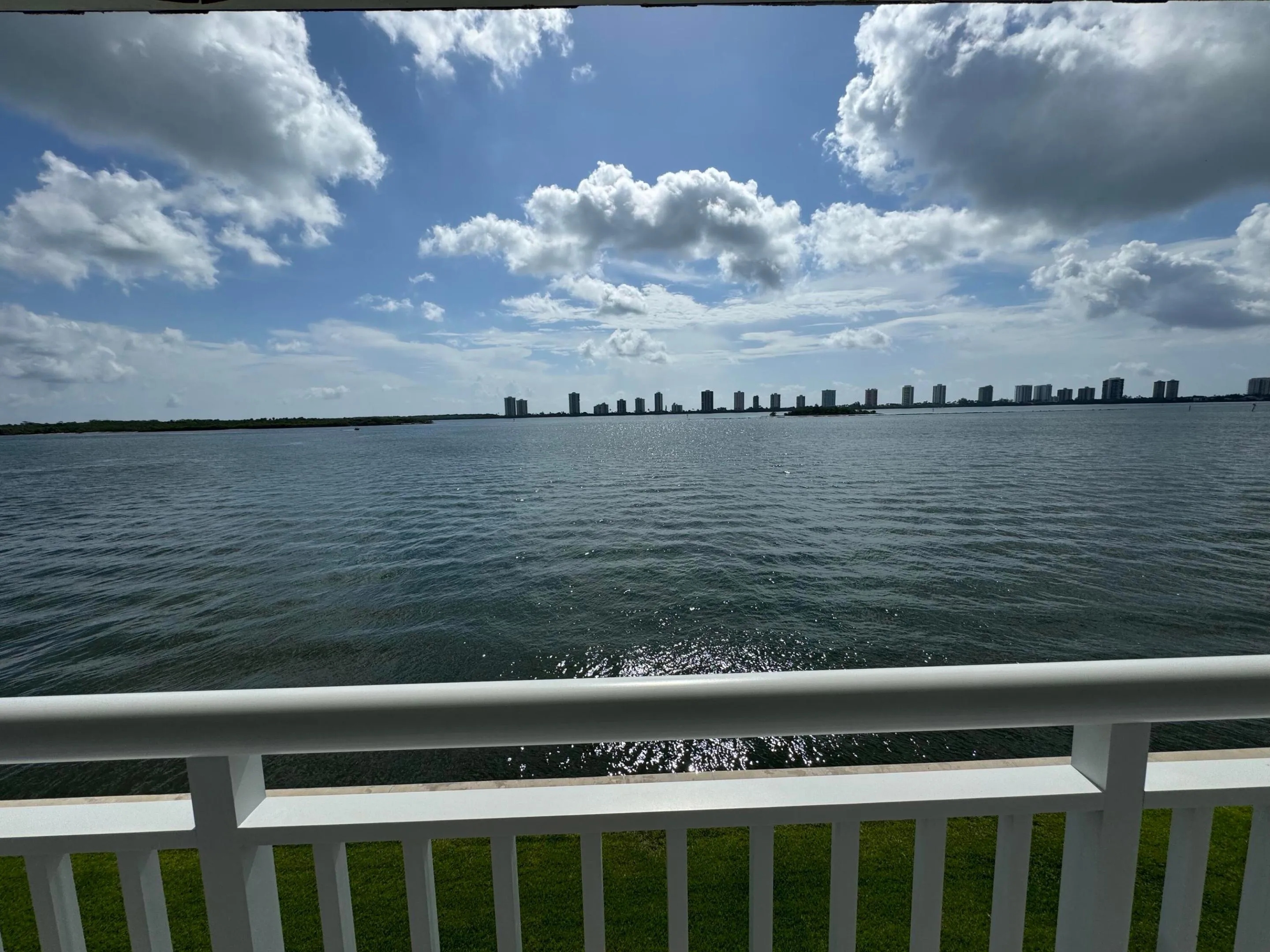 view from balcony