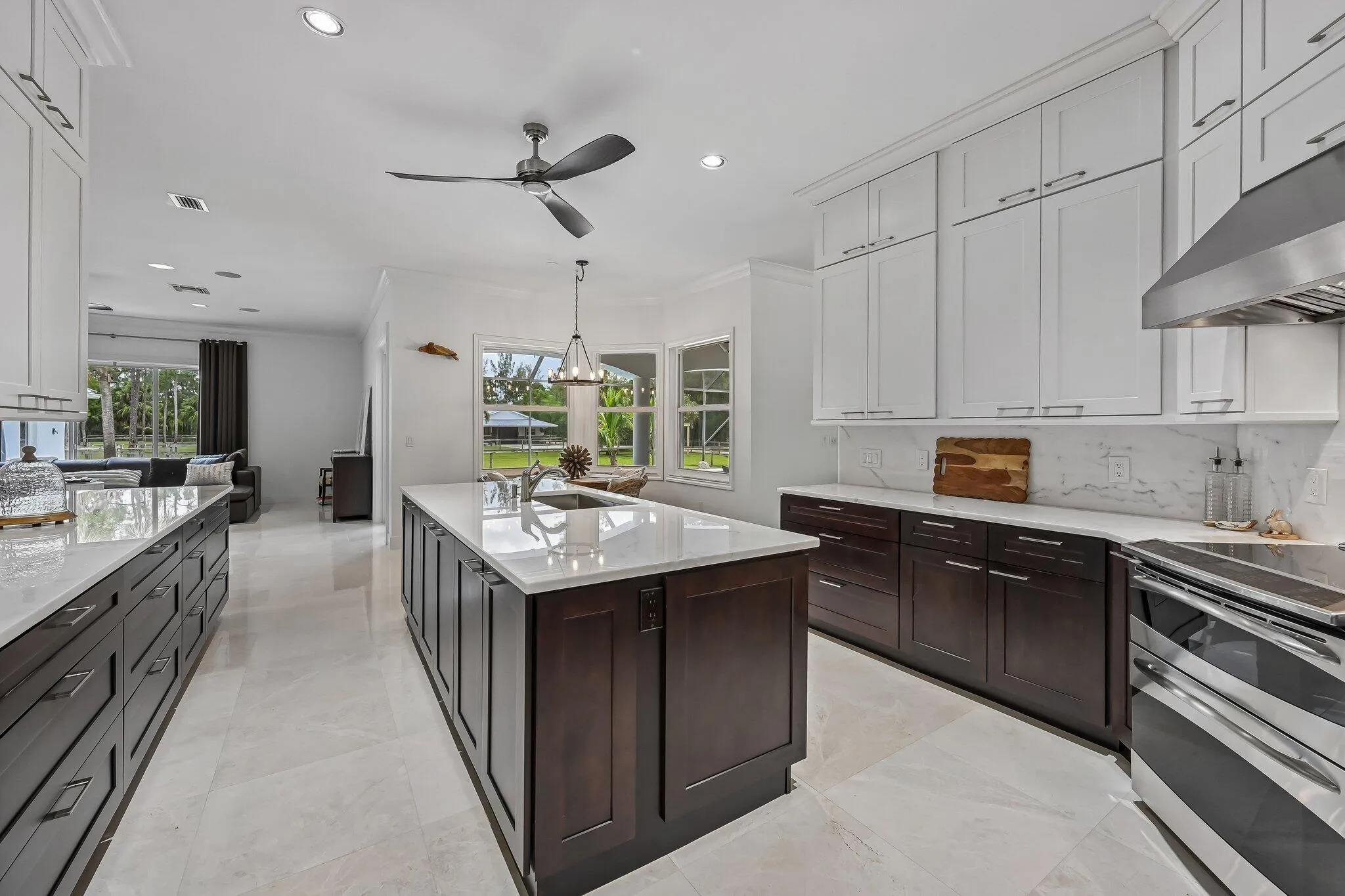 Kitchen Is Open To Family Room