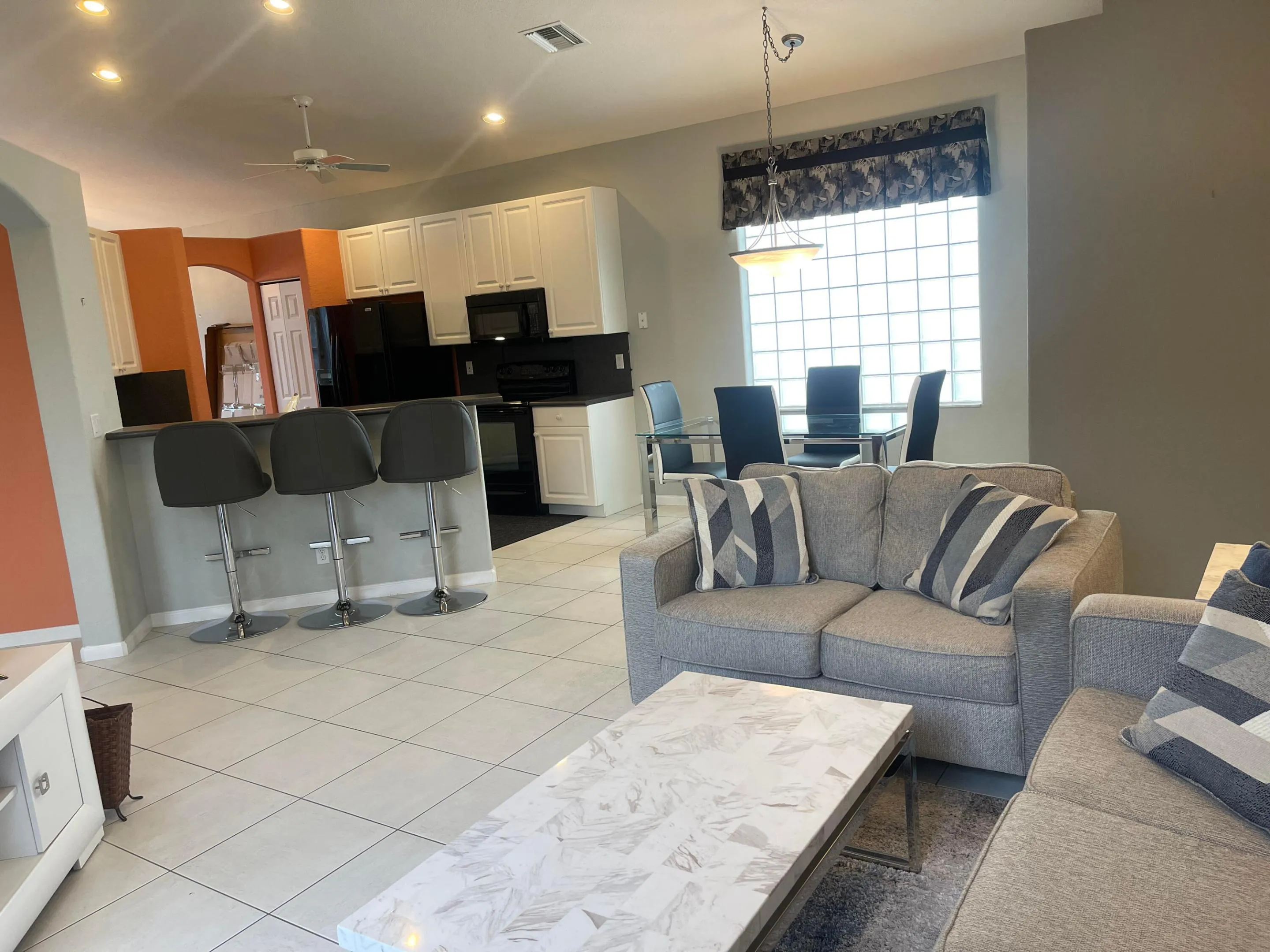 Kitchen to Family Room