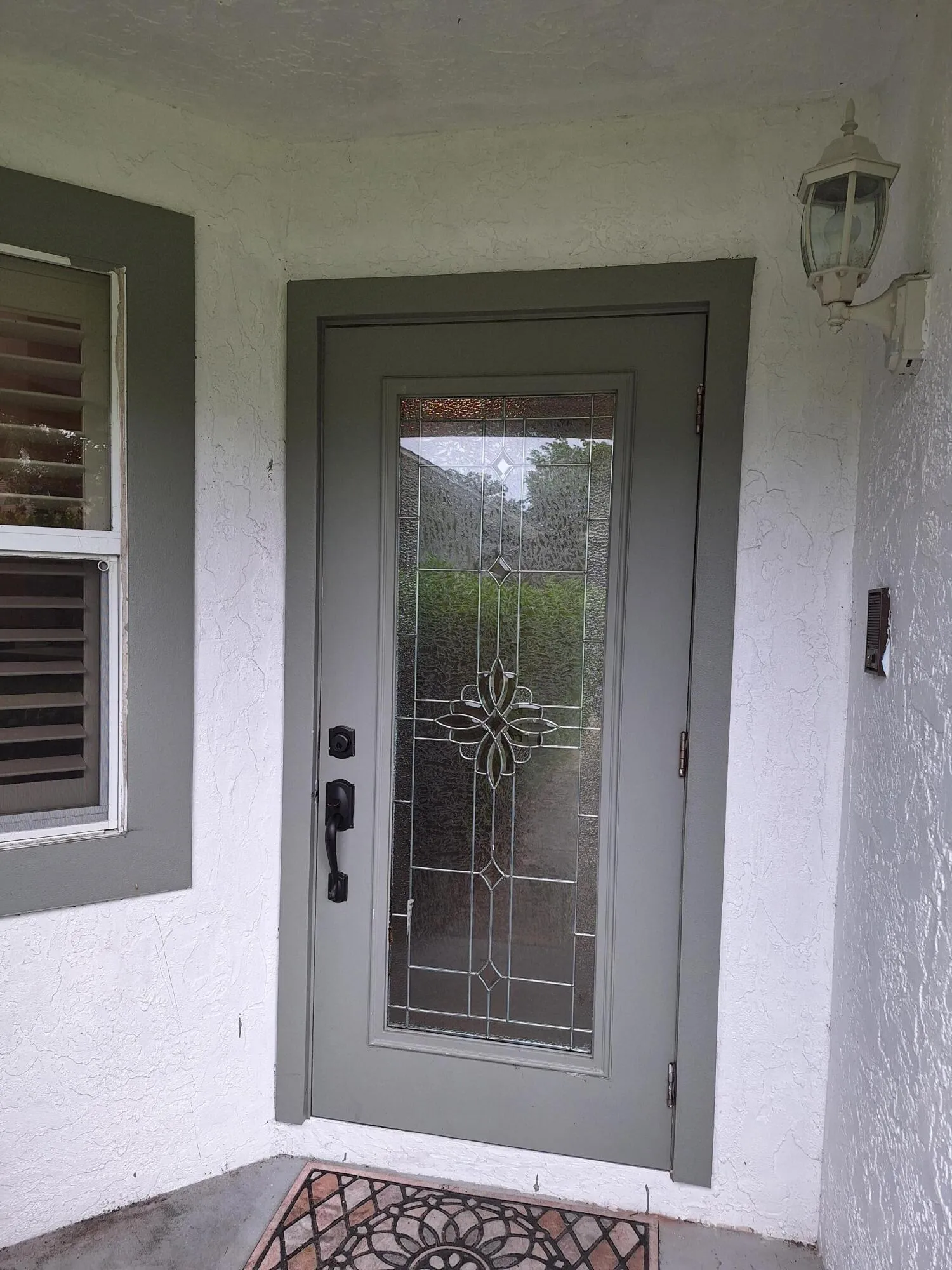Front door--inpact glass