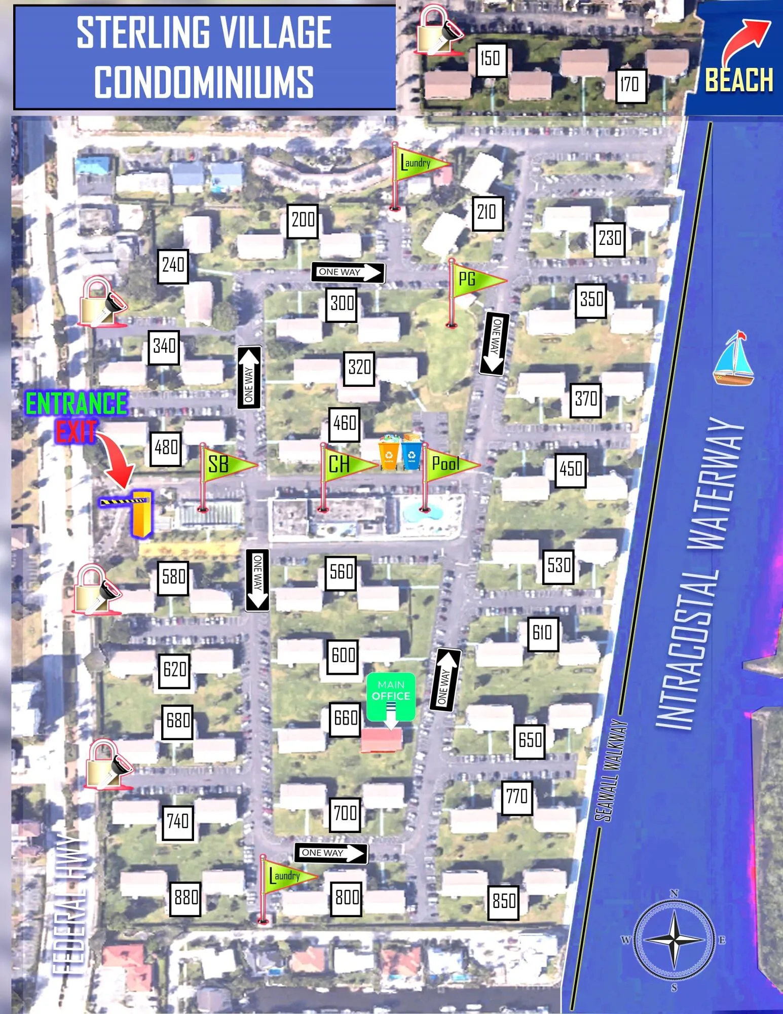 Sterling Village Property Map