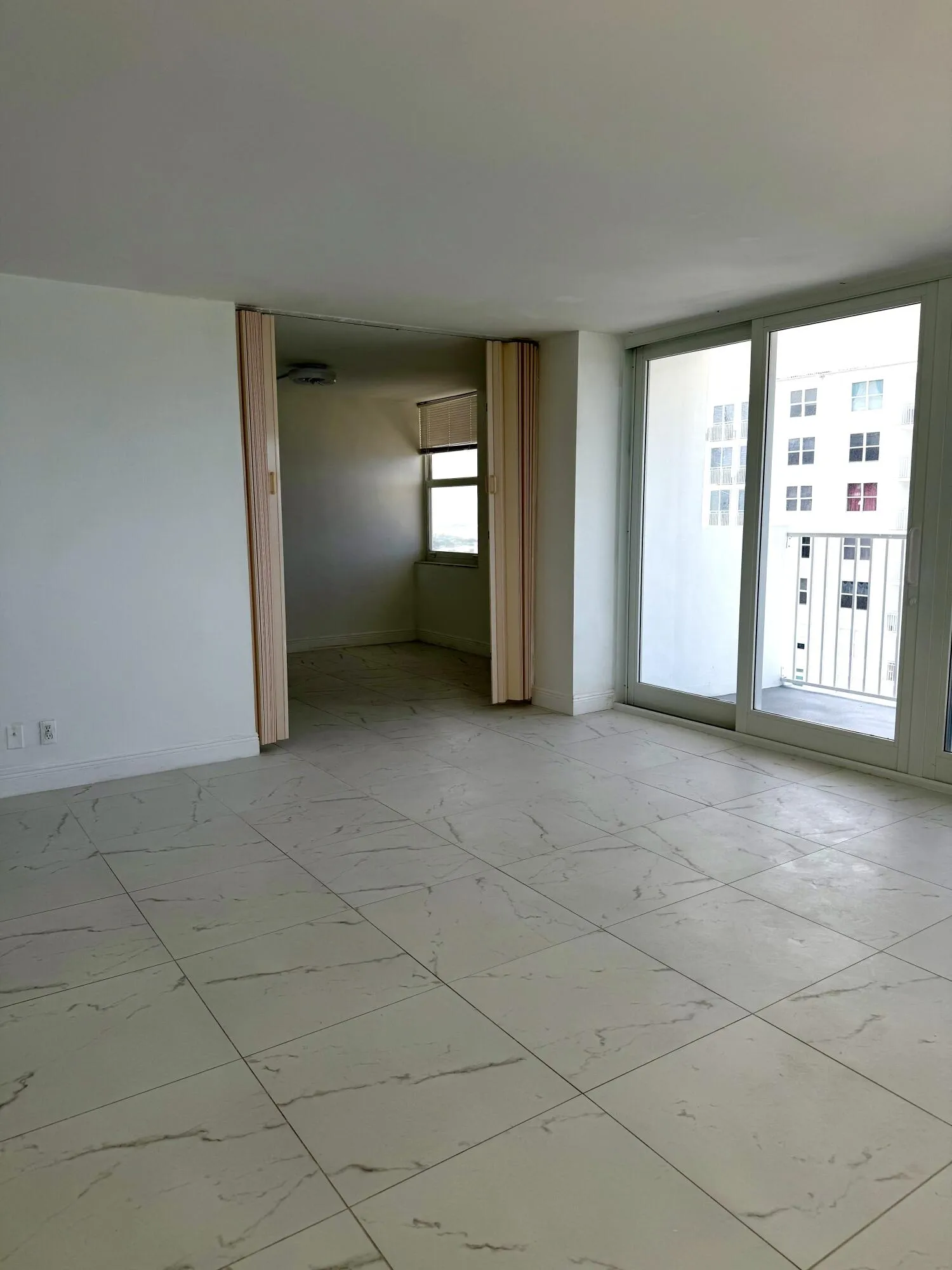 Living room and guest bedroom