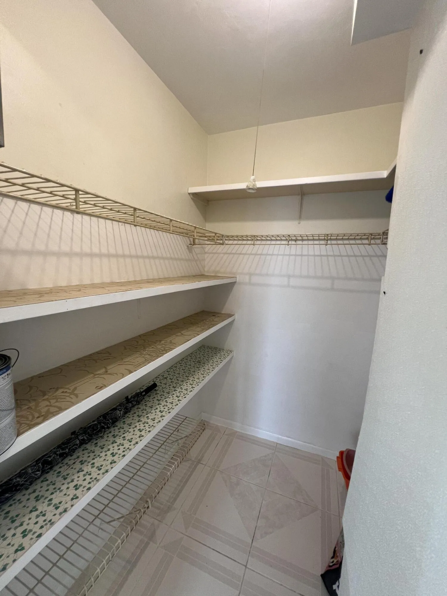 Walk-in extra storage