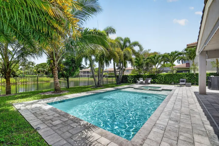 Outdoor heated pool