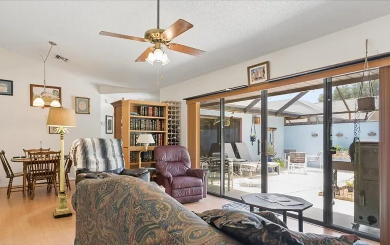 Living Room to Dining Room, Patio