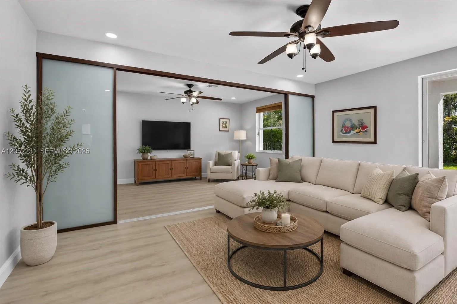 FAMILY ROOM NEXT TO FLEX BEDROOM/OFFICE