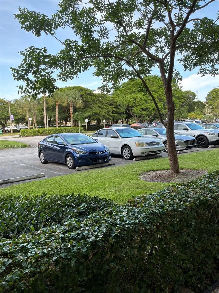 Parking in front of unit