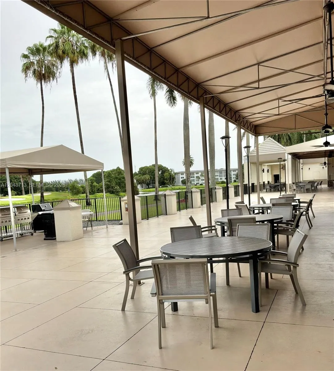Café exterior BBQ area