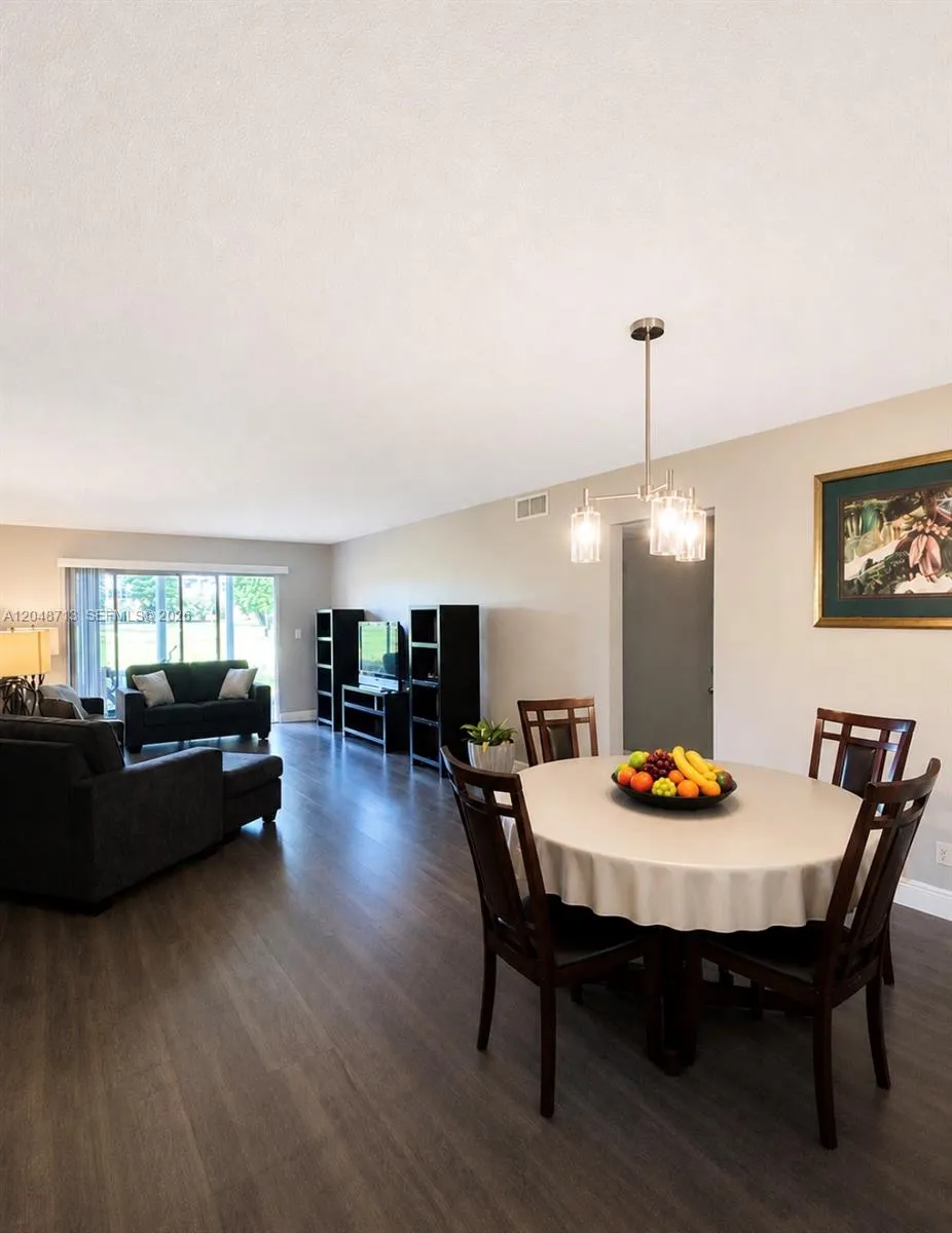 Living room dinning combination