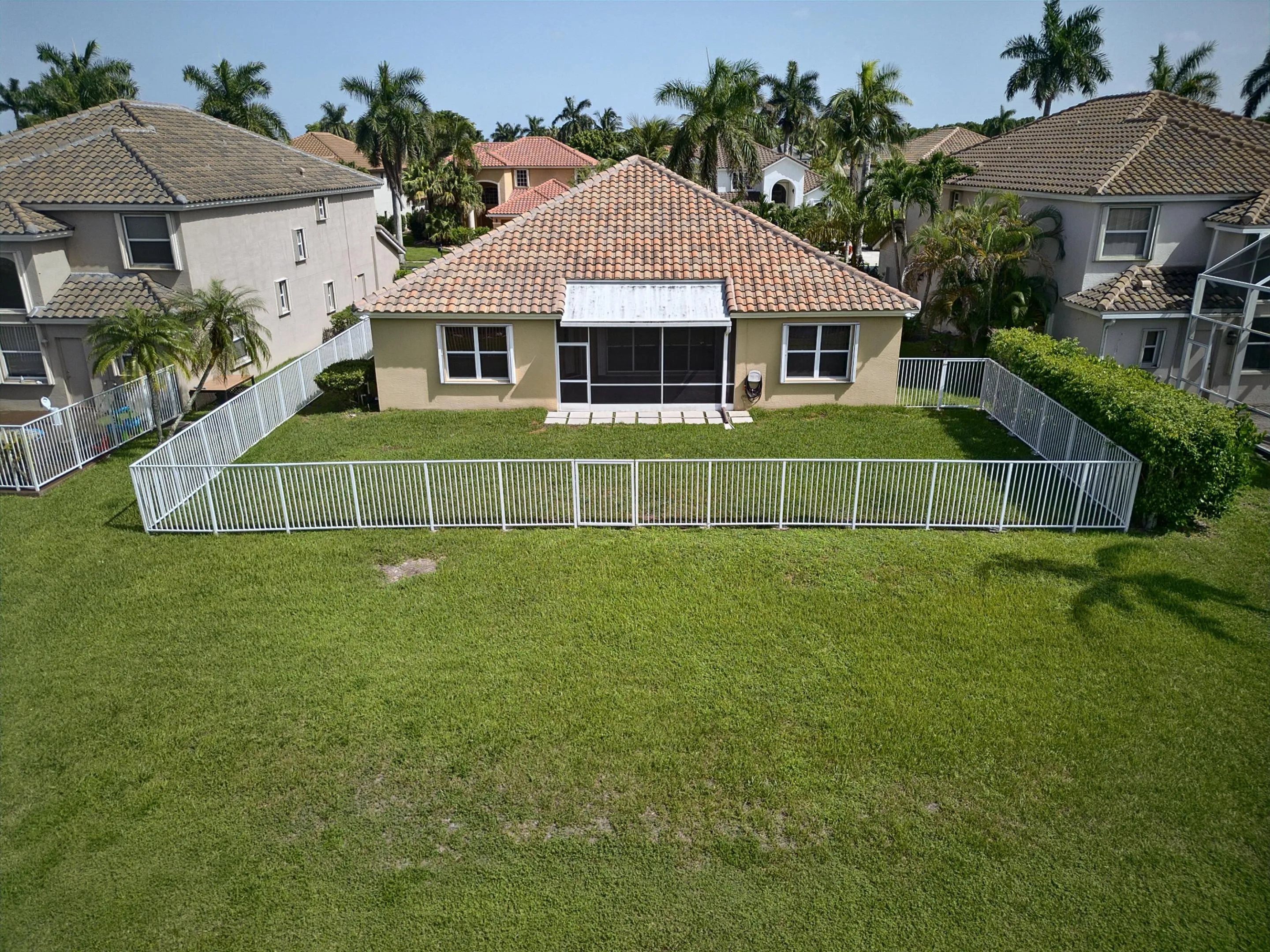 Exterior Aerial View of Rear of Property