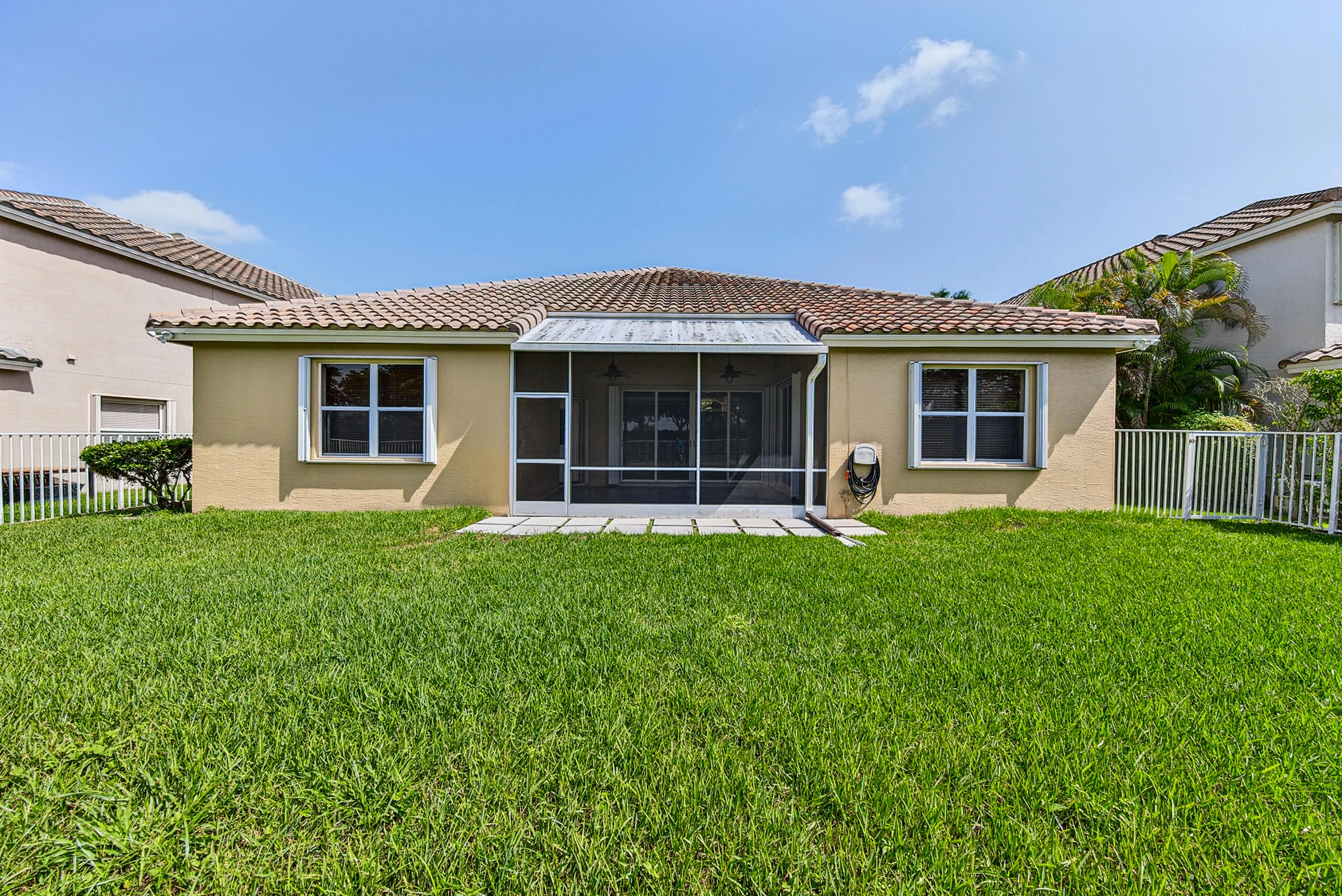 Rear of home