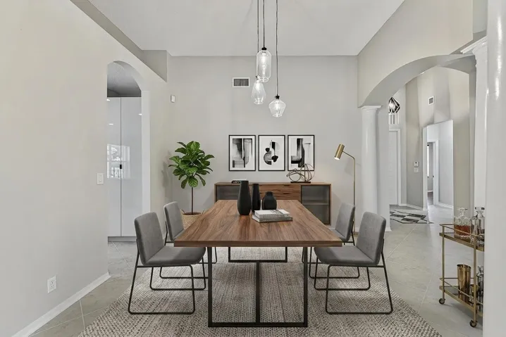 Dining Room Staged