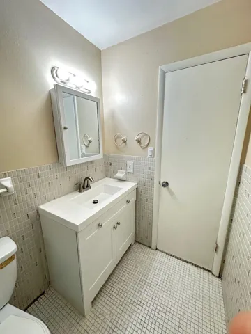 upgraded bathroom