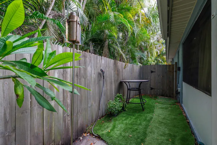 BACKYARD STORAGE AREA