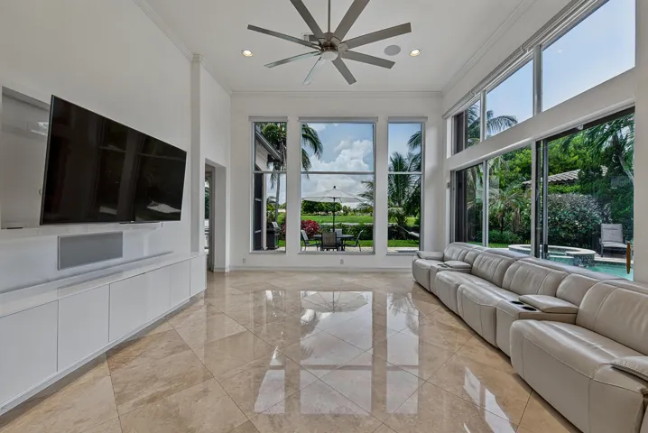 Family Room with beautiful view