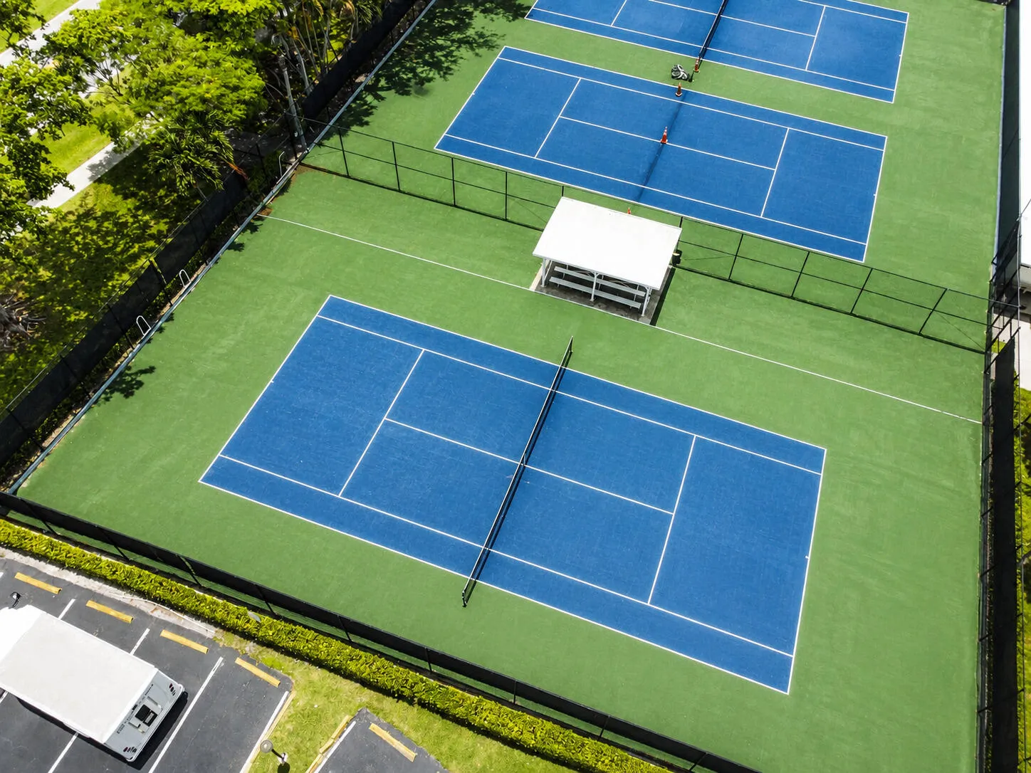 Tennis courts