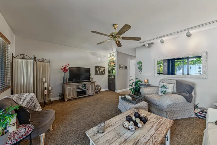 Living room from patio