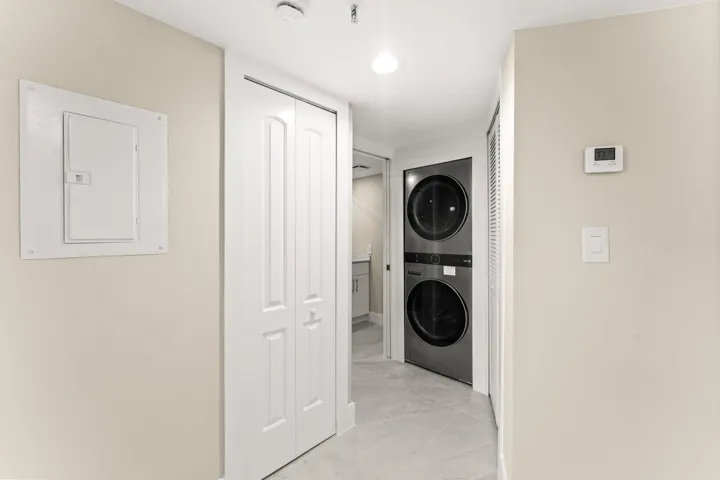 hall bath + laundry