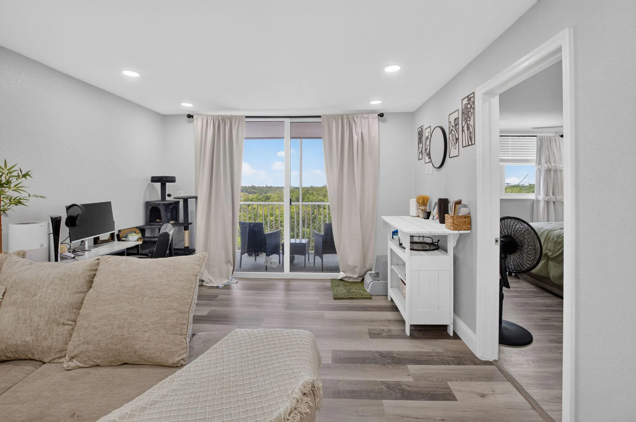 Spacious open living area