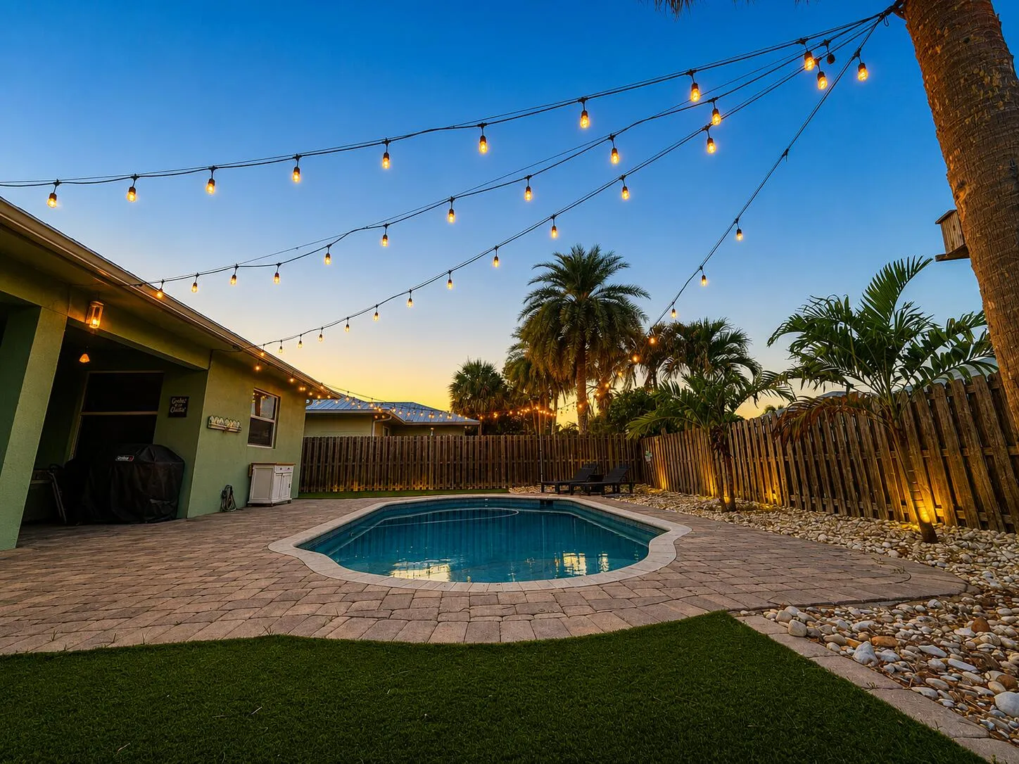 twilight pool