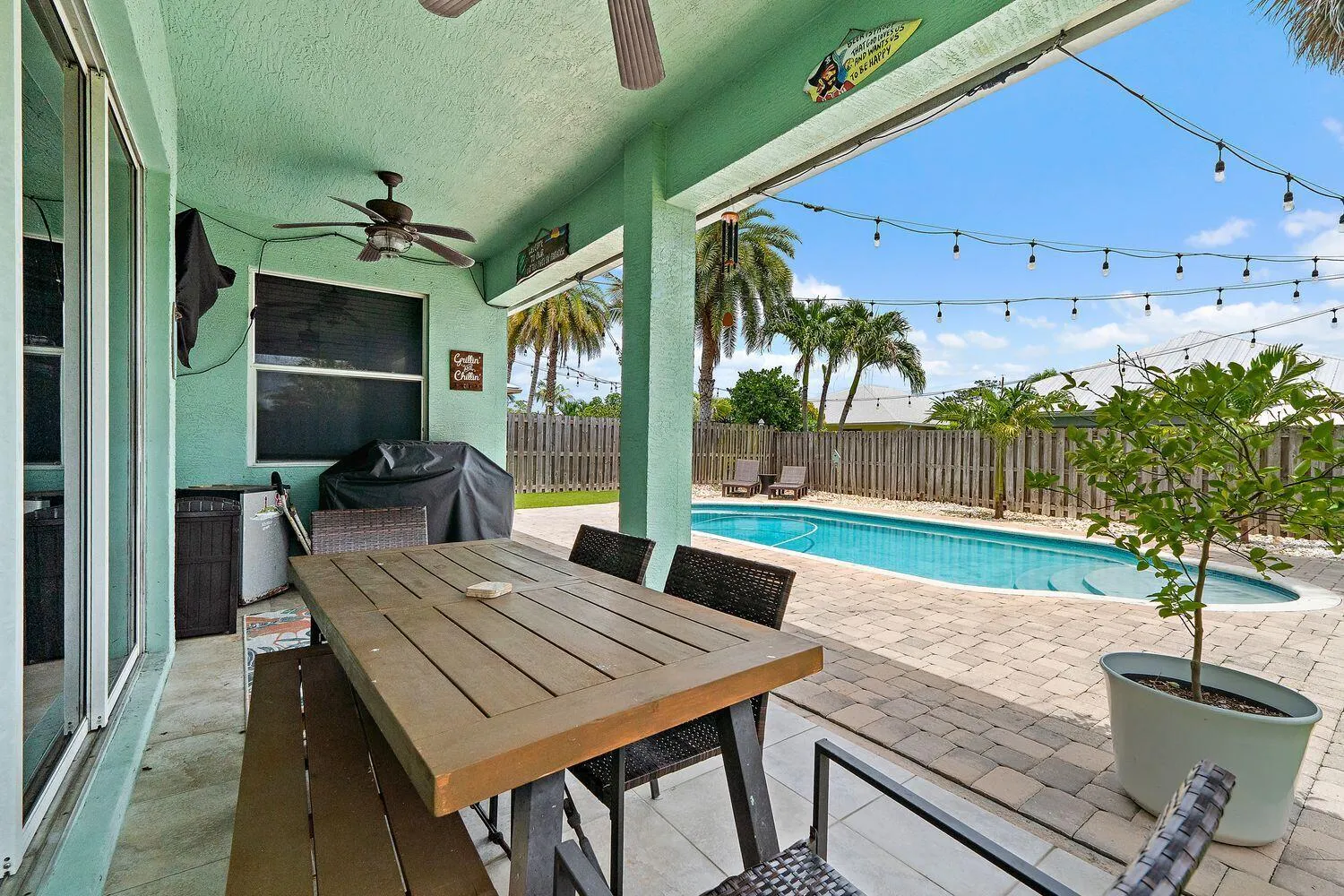 covered patio area