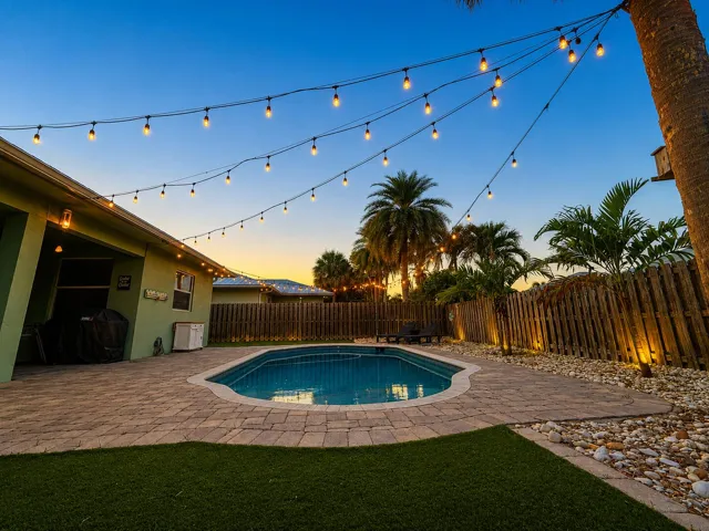 twilight pool