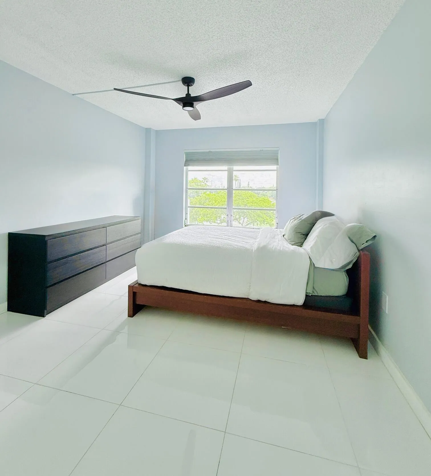 Super spacious primary with east views and large walk-in closet