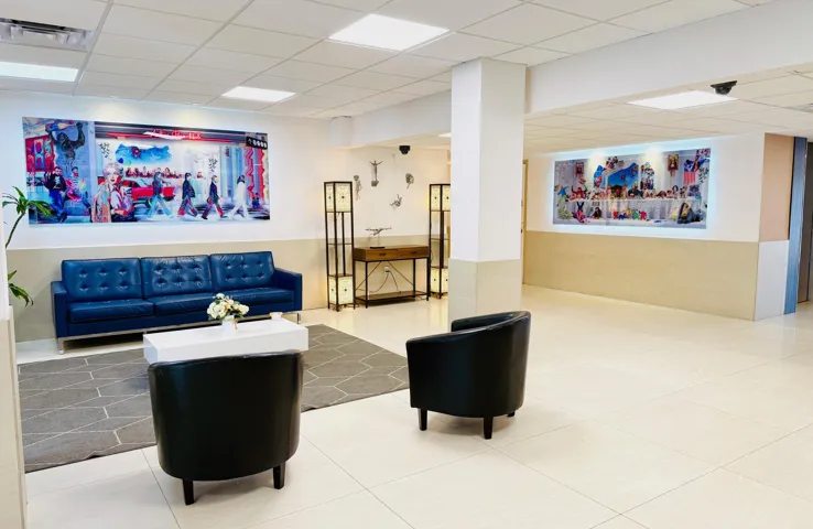 Guest common area and welcome foyer