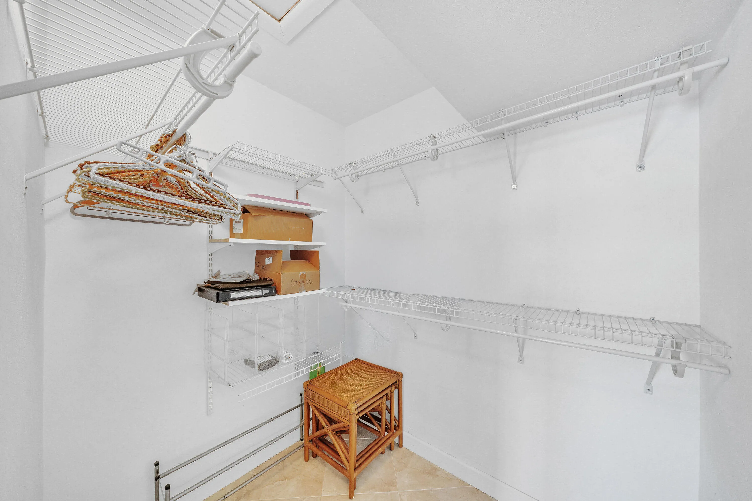 Large walk in closet