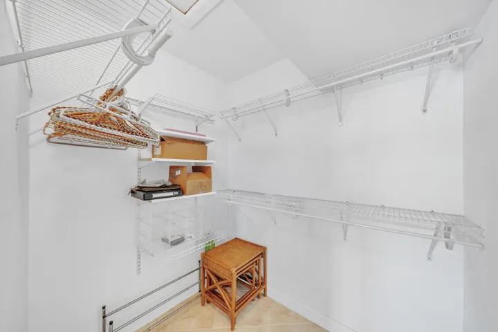 Large walk in closet