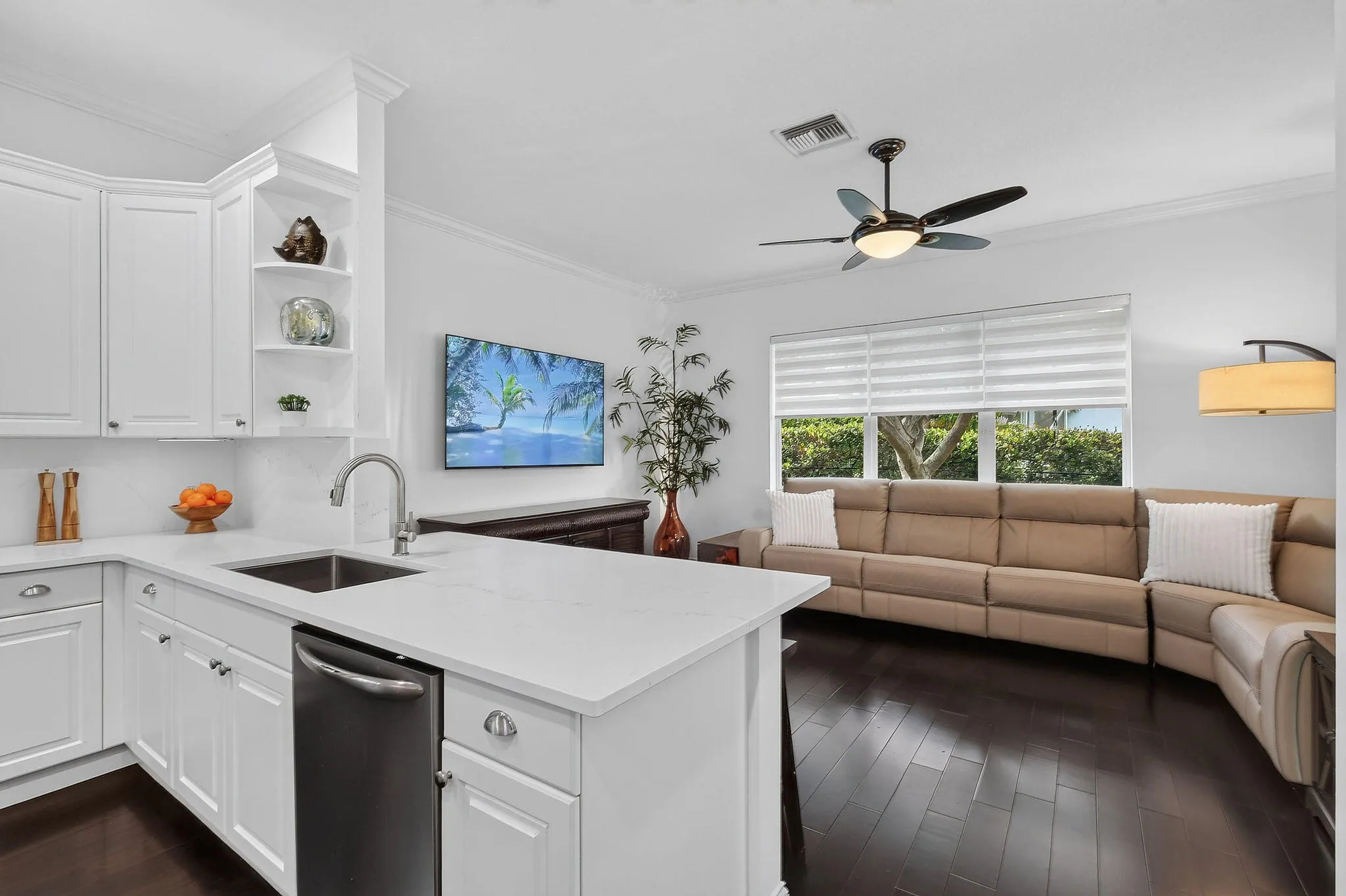 Open to Family Room