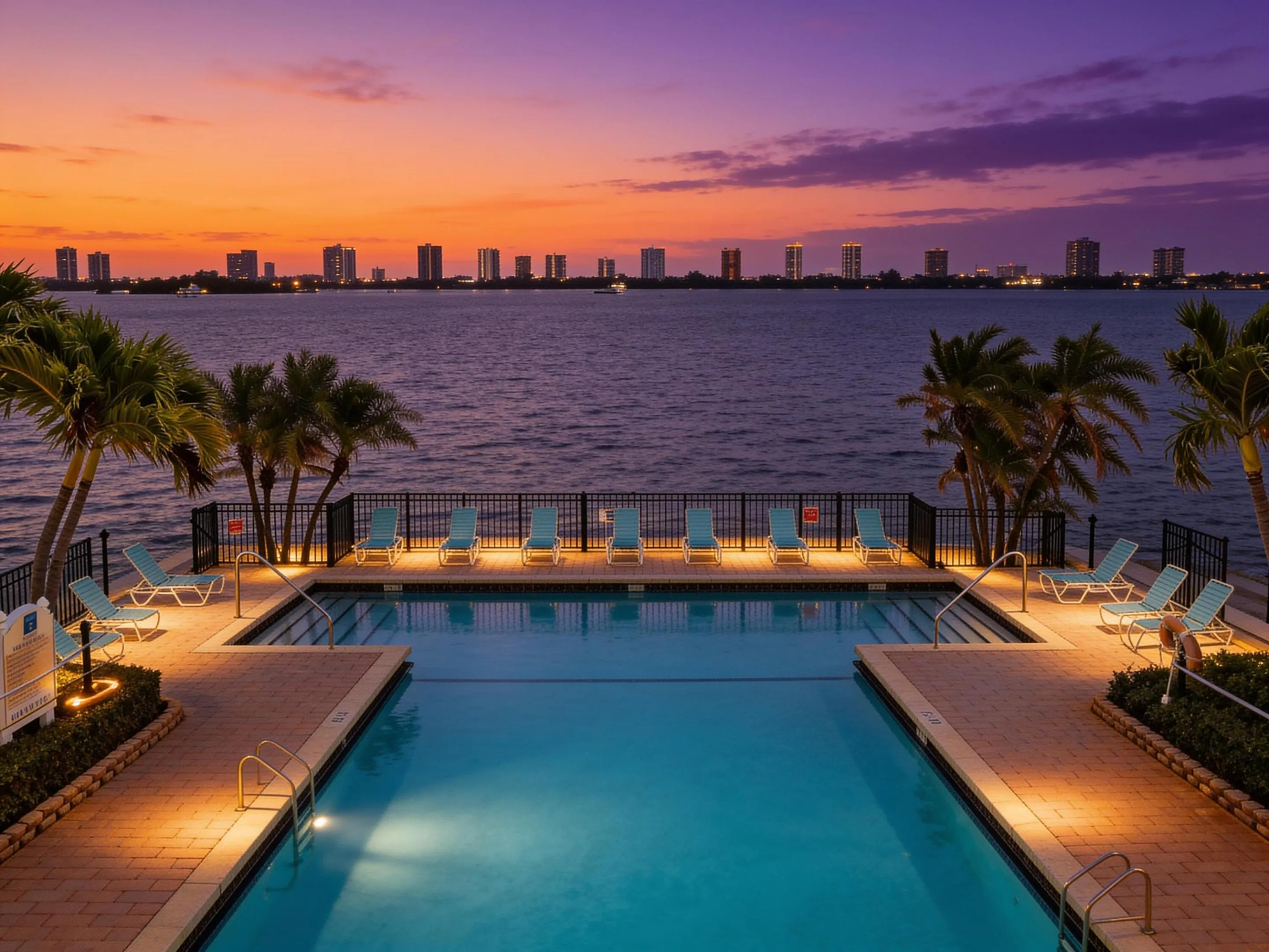 1030 Lake Shore Drive 103 - Pool_twiligh
