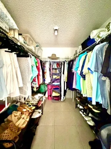 Large walk-in closet!