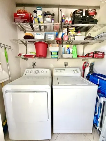 Laundry closet