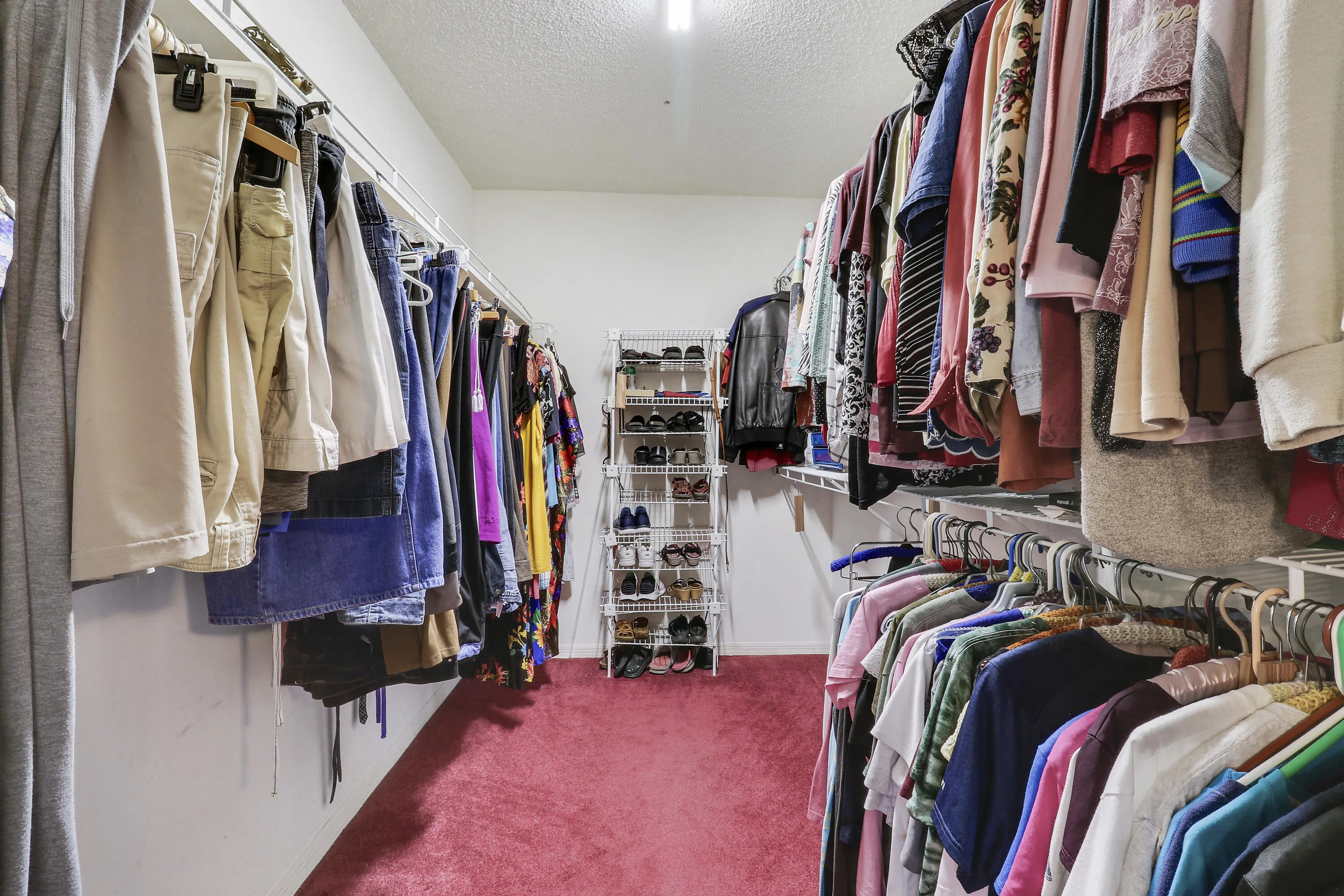 Primary walk in closet