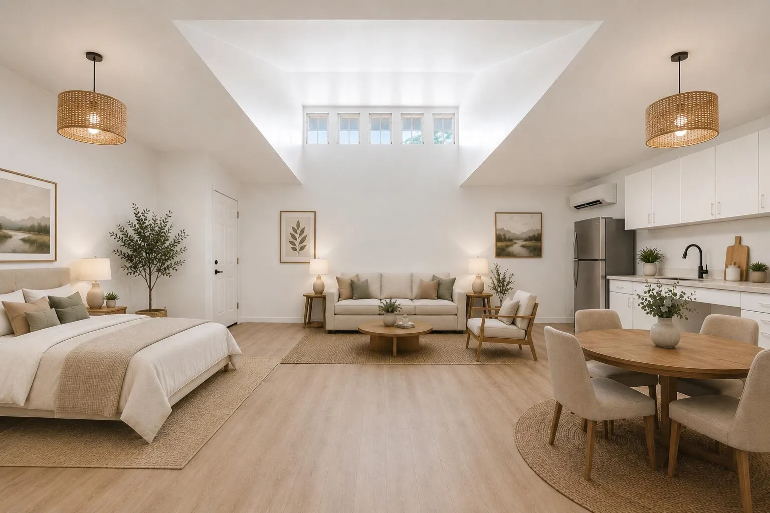 Virtually staged 2nd garage versatile space option 3 - In-law suite