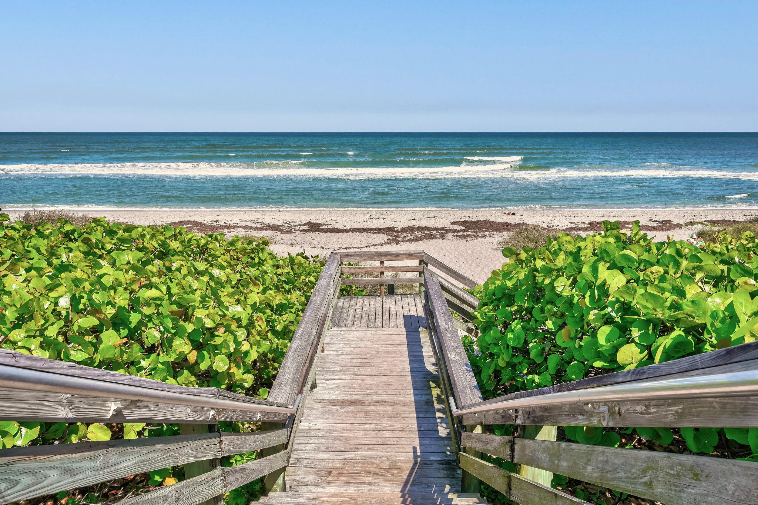 beach walk over