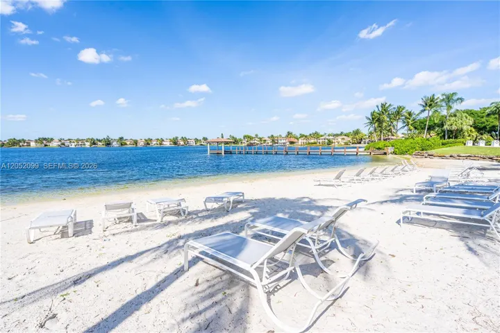 Sand beaches by Club House.