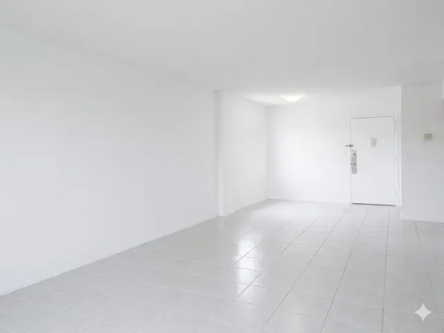 living room view to the door