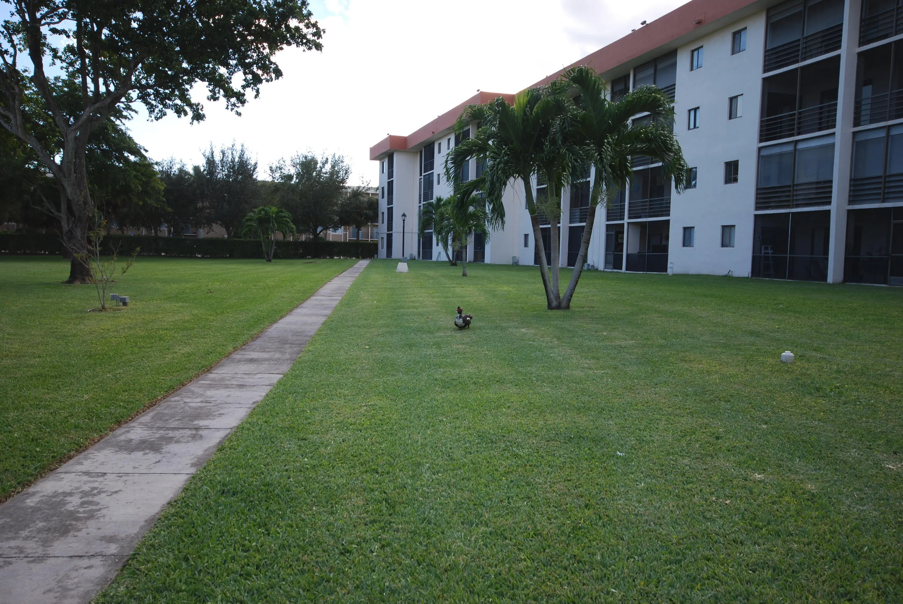 Back of the building