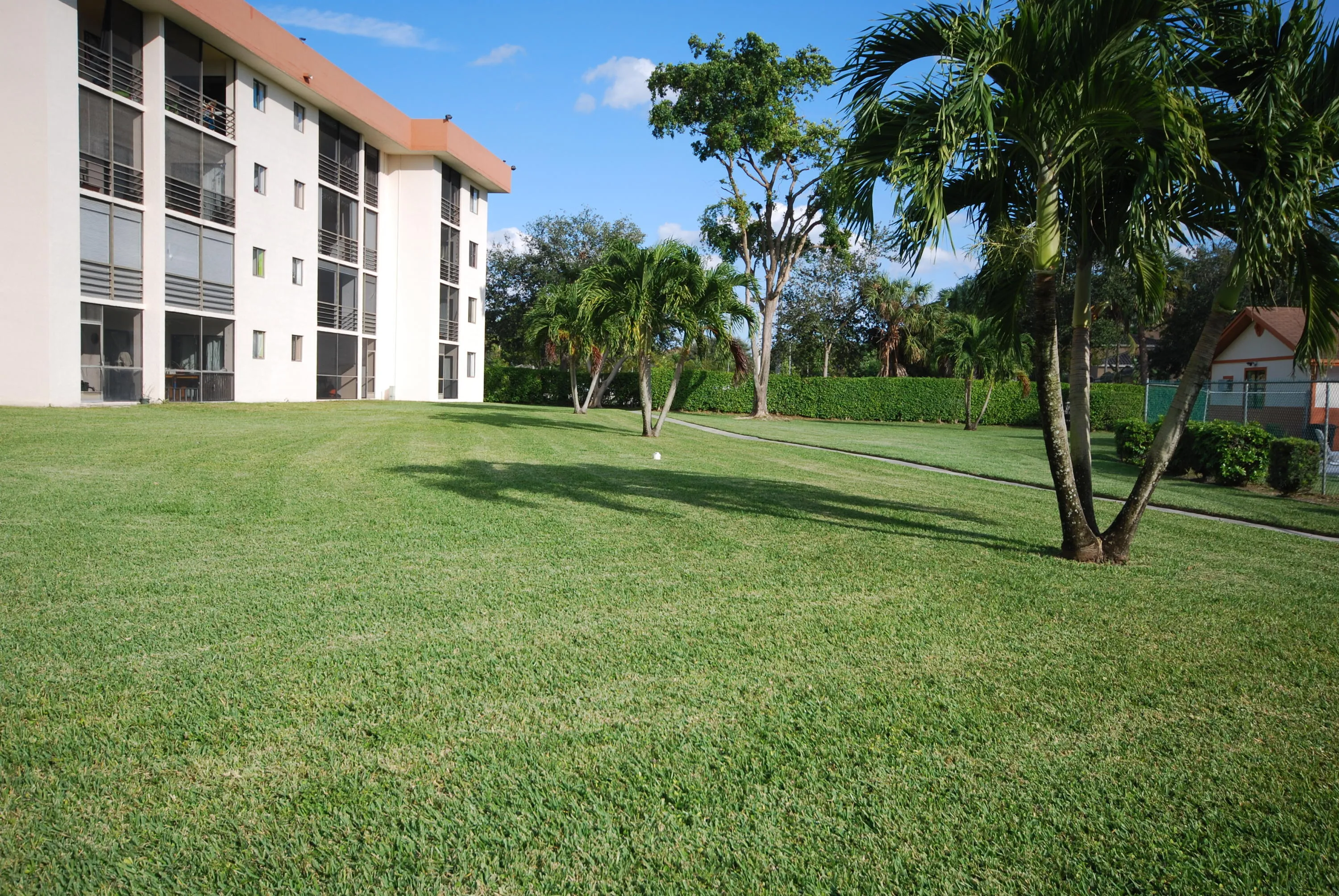 Back of the building