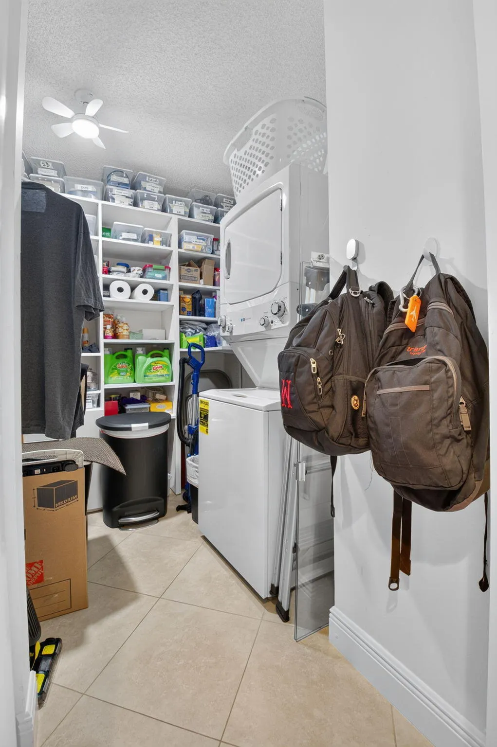 laundry room and storage