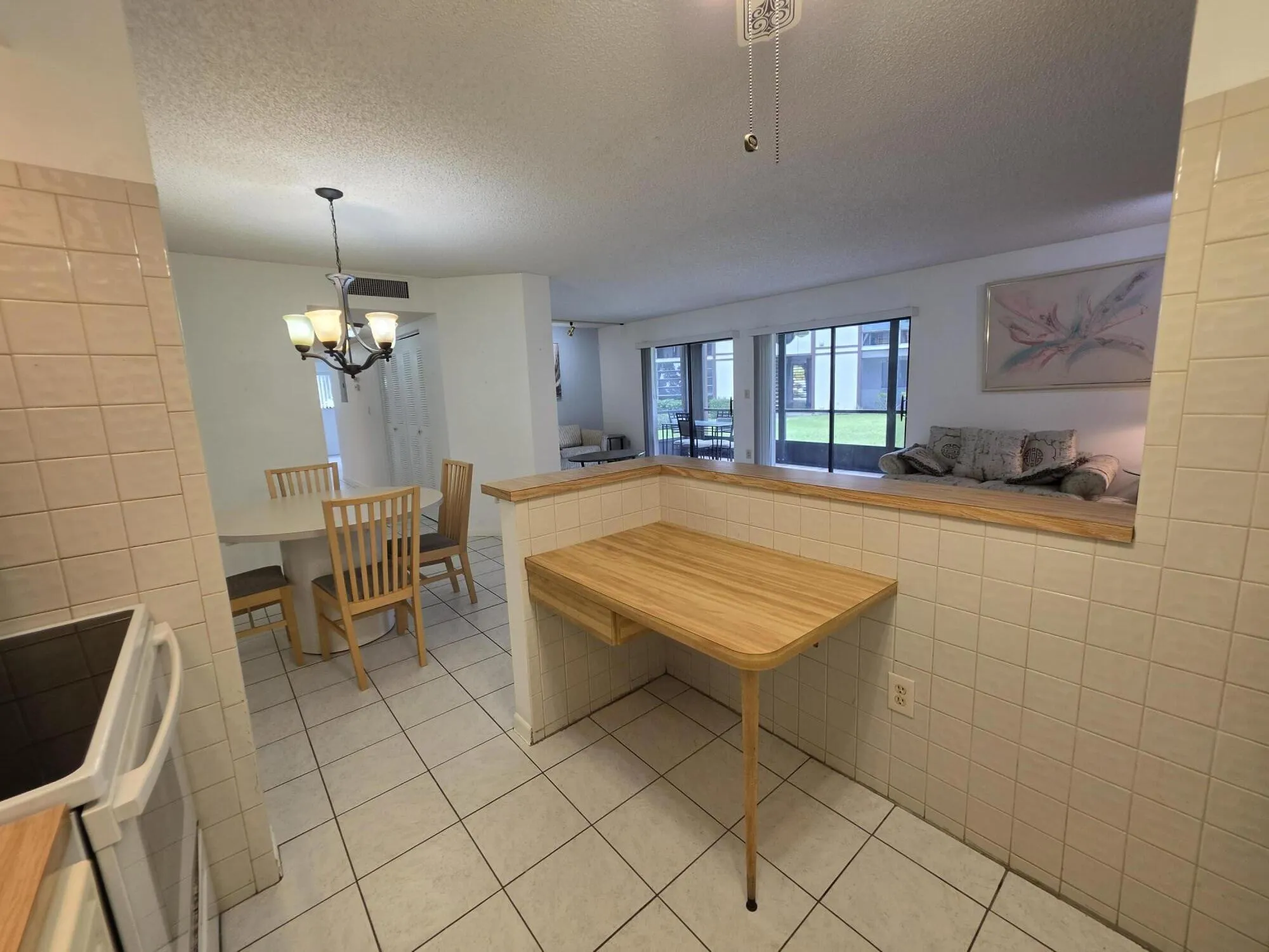 Kitchen with Meal Prep Table or Breakfast Table
