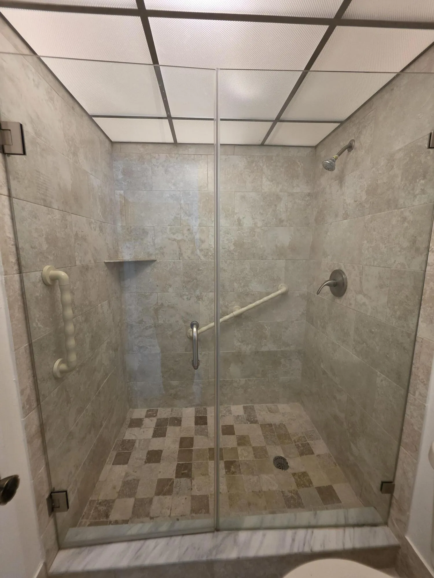Primary Bathroom with Shower and Glass Enclosure
