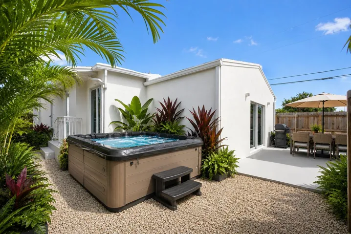 Hot Tub off Patio
